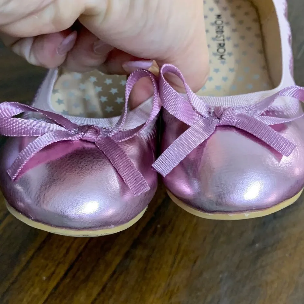Nordstrom Kids Shiny Pink Dress Shoes